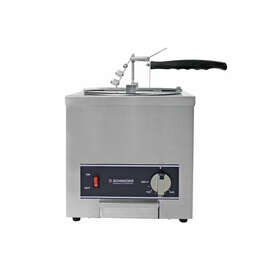 sauce warmer stainless steel 8 ltr 230 volts 0.3 kW | lid | 3 dosing nozzles | drip tray product photo