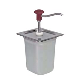 pump dispenser gastronorm red 3 ltr  L 178 mm  H 323 mm product photo
