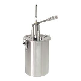 pastry filler stainless steel container|lid |1 pump 5 ltr product photo