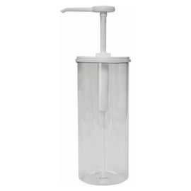 dosing dispenser transparent 2.2 ltr  | handling per push button product photo