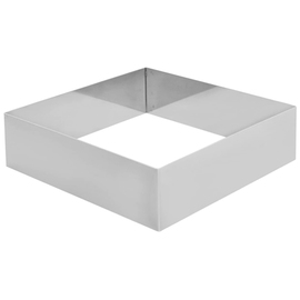 cake ring stainless steel square L 240 mm  W 240 mm  H 50 mm product photo