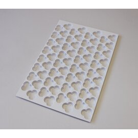cookie cutter sheet Size 8  • three leaf  | plastic 580 mm  x 390 mm product photo