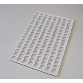 cookie cutter sheet no. 7a  • crescent moon  | plastic 580 mm  x 390 mm product photo