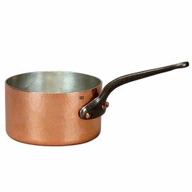 casserole 0.8 ltr copper 1 - 2 mm  Ø 120 mm  H 70 mm  | long cast iron handle product photo