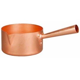 sugar pot 0.75 l copper 1 - 2 mm  Ø 120 mm  H 70 mm  | long copper handle product photo