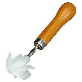 Kaiser roll stamper with wooden handle star  Ø 70 mm product photo