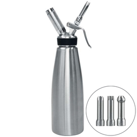 cream dispenser 1 ltr | 3 spouts | 1 cleaning brush product photo