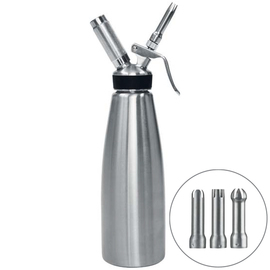 cream dispenser 1 ltr | 3 spouts | 1 cleaning brush product photo