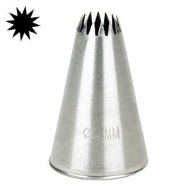 star nozzle|French star nozzle stainless steel with 12 teeth product photo