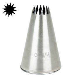 star nozzle|French star nozzle stainless steel with 14 teeth product photo