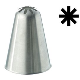 piping tip opening Ø 6 mm stainless steel  H 47 mm product photo