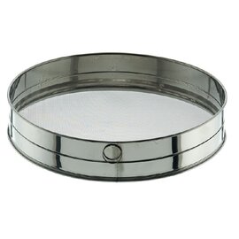flour sifter|powder sugar sifter stainless steel | coarse fabric | Ø 400 mm  H 80 mm product photo