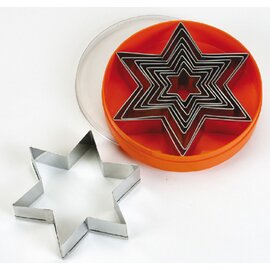 set of cookie cutters 9-part  • star  | stainless steel  H 30 mm product photo