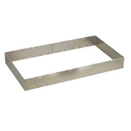baking sheet frame aluminium rectangular  L 440 mm  B 240 mm  H 50 mm product photo