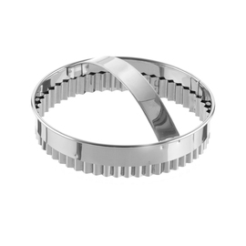 cookie cutter  • round  | stainless steel  | serrated edge Ø 145 mm  H 30 mm product photo