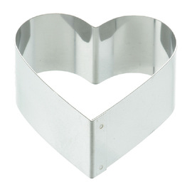 cookie cutter  • heart  | stainless steel  H 30 mm product photo