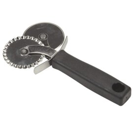 pizza cutter  • 2 wheels corrugated smooth  Ø 55 mm product photo