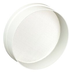 flour sifter|powder sugar sifter plastic white | medium-fine mesh | Ø 240 mm  H 80 mm product photo