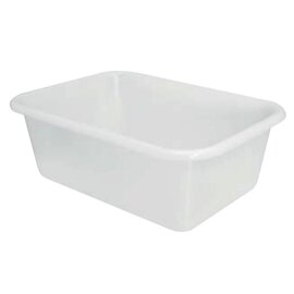 dough container  • white  • rectangular  | 20 ltr | 530 mm  x 405 mm  H 145 mm product photo