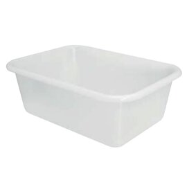 dough container  • white  • rectangular  | 25 ltr | 610 mm  x 440 mm  H 150 mm product photo