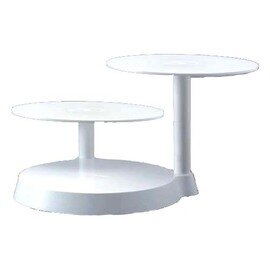 multi-tiered cake stand plastic white | 3 shelves  H 250 mm product photo