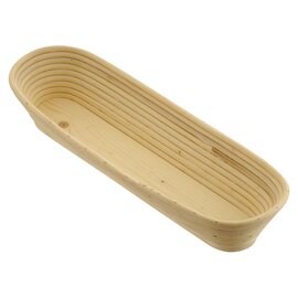 bread mould|proofing basket wood peddig reed oval bread weight 500 g  L 240 mm  B 120 mm product photo