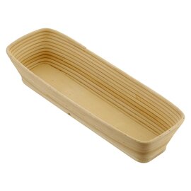 bread mould|proofing basket wood peddig reed rectangular bread weight 3000 g  L 500 mm  B 160 mm product photo