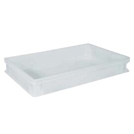 dough container  • white  • rectangular  | 18 ltr | 600 mm  x 400 mm  H 95 mm product photo