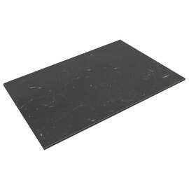 display tray MARBLE plastic 6 mm black  L 400 mm  B 300 mm product photo