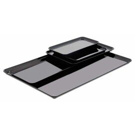 display tray plastic black 190 mm  x 150 mm  H 17 mm product photo