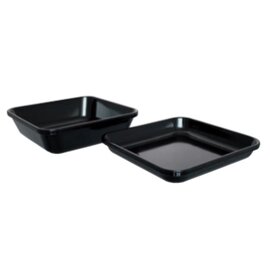 display bowl plastic black 280 mm  x 280 mm  H 76 mm product photo