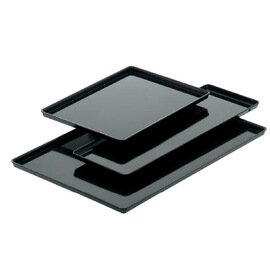 display tray plastic black 400 mm  x 300 mm  H 20 mm product photo