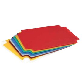 Cutting board set HACCP - replacement, HD-PE, red, yellow, green, blue, white, brown product photo