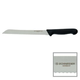 bread knife straight blade serrated serrated edge | black | blade length 21 cm product photo