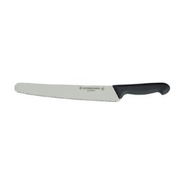 universal knife straight blade serrated serrated edge | black | blade length 25 cm product photo