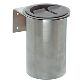 knife stripping vessel for wall mounting with lid Ø 135 mm product photo
