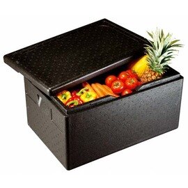 insulated box black 21 ltr  | 600 mm  x 400 mm  H 180 mm product photo