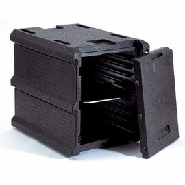 insulated box MULTISTAR black 128 ltr  | 700 mm  x 490 mm  H 640 mm product photo