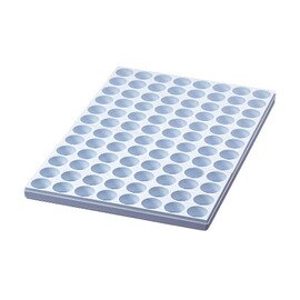 multi-cavity baking mould  • round | 96-cavity | mould size Ø 40 mm  L 590 mm  B 390 mm product photo