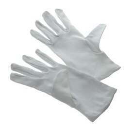 cotton gloves 5 Finger cotton white 1 pair 240 mm x 100 mm product photo