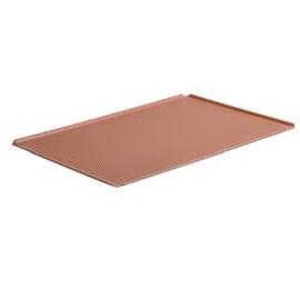 baking sheet baker's standard perforated aluminum 1.5 mm silicone brown  H 10 mm product photo