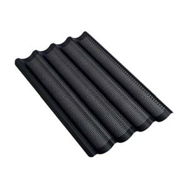 baguette sheet black | number of moulds 4 | 325 mm product photo