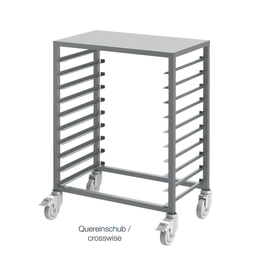 Glazing table | Shelf trolley tray size 400 x 600 mm | 460 mm x 615 mm H 900 mm product photo