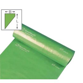 Disposable piping bag plastic transparent green  L 530 mm disposable product photo