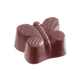 chocolate mould  • butterfly | 24-cavity | mould size 38 x 27 x H 16 mm  L 275 mm  B 135 mm product photo