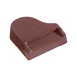 chocolate mould  • piano | 18-cavity | mould size 37 x 36 x H 12 mm  L 275 mm  B 175 mm product photo