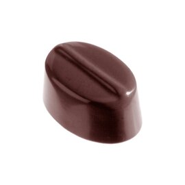 chocolate mould  • oval | 24-cavity | mould size 35 x 23 x H 16 mm  L 275 mm  B 135 mm product photo