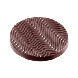 chocolate mould  • round | 11-cavity | mould size Ø 49 x 4 mm  L 275 mm  B 135 mm product photo