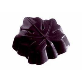 chocolate mould  • maple leaf | 12-cavity | mould size 47 x 41 x H 12 mm  L 275 mm  B 135 mm product photo
