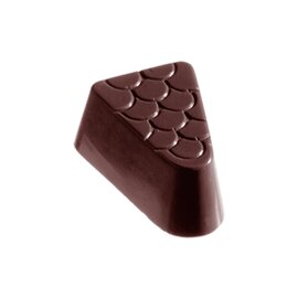 chocolate mould  • triangular | 24-cavity | mould size 32 x 25 x H 15 mm  L 275 mm  B 135 mm product photo